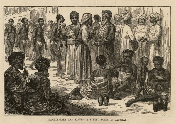 A Street Scene in Zanzibar (The Graphic, 1873)